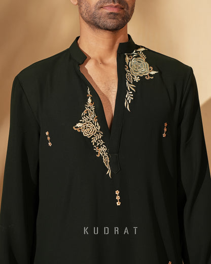 Hara Gulab Kurta Set