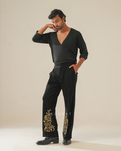 Octo Embroidered Pants