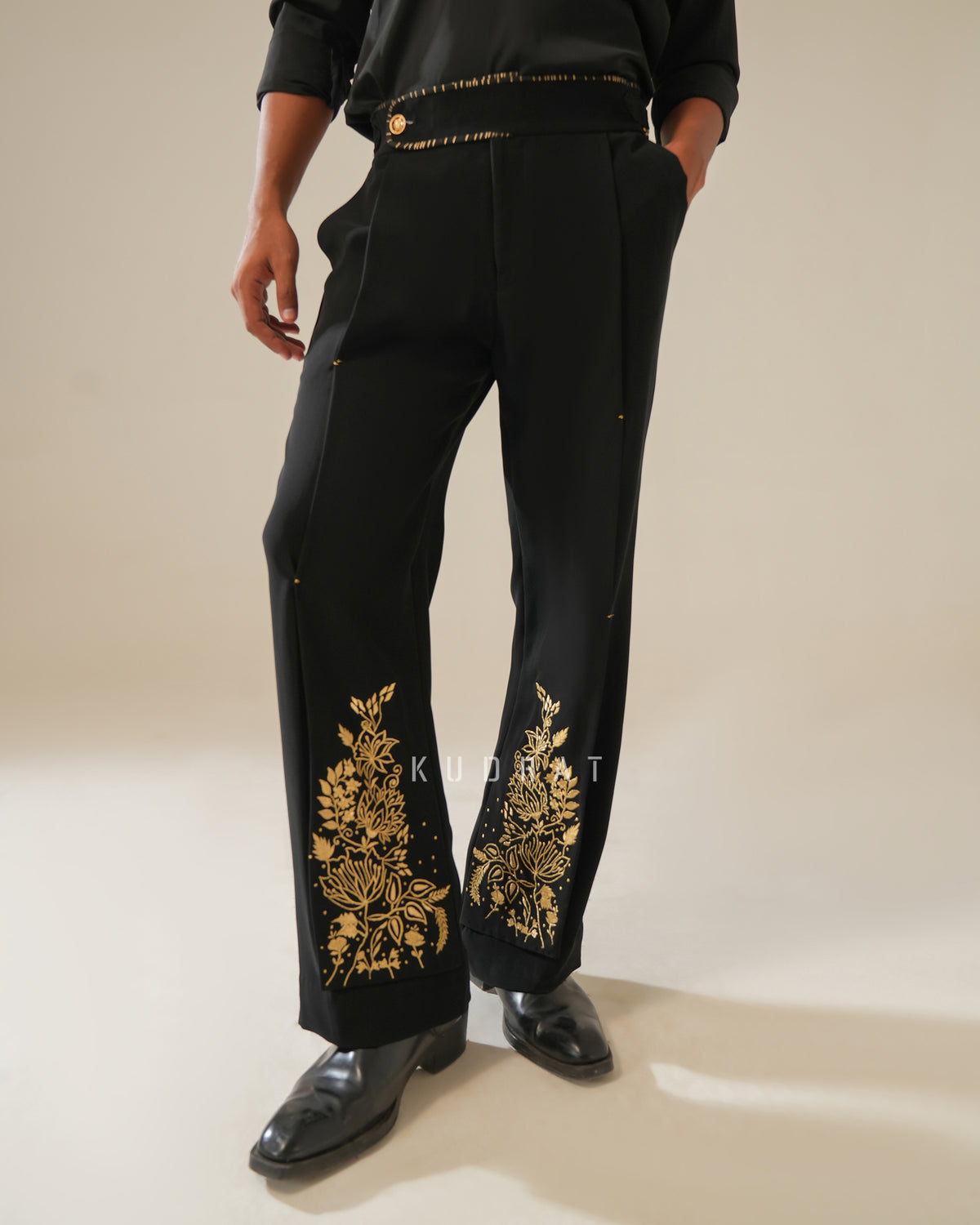 Octo Embroidered Pants