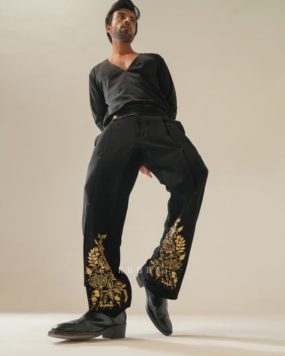 Octo Embroidered Pants