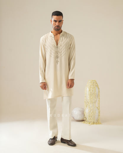 Vishnu Pearl Kurta Set