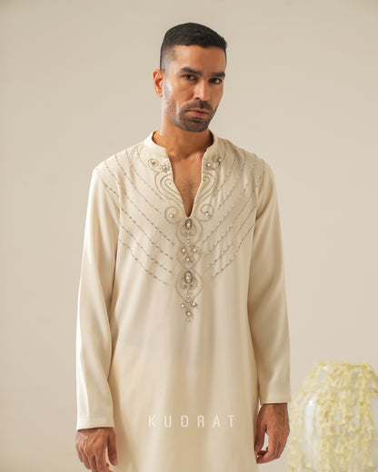 Vishnu Pearl Kurta Set