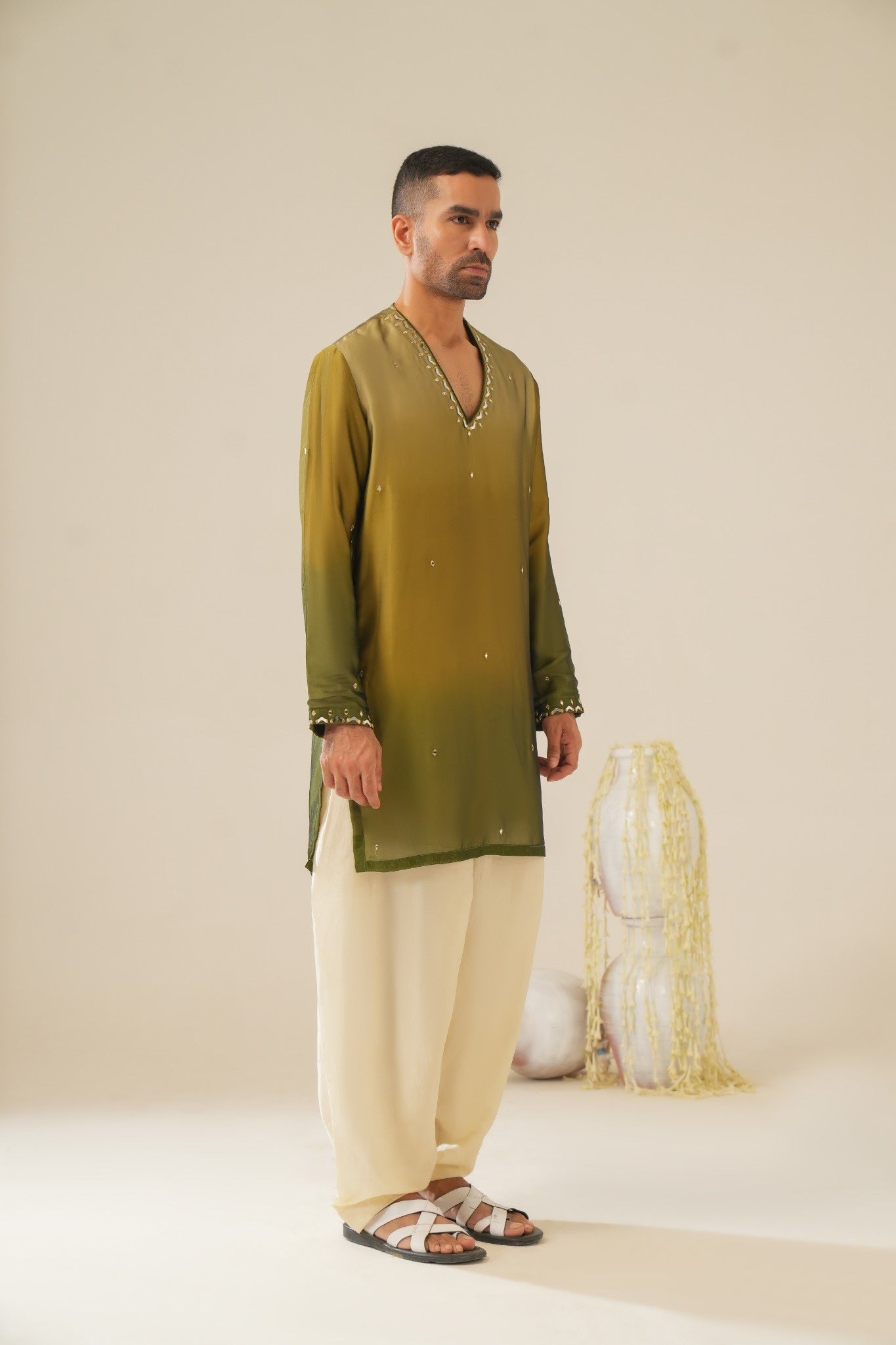 Olive Royale Kurta Set
