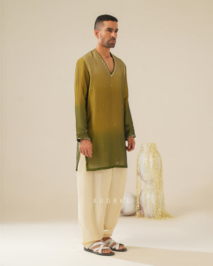 Olive Royale Kurta Set