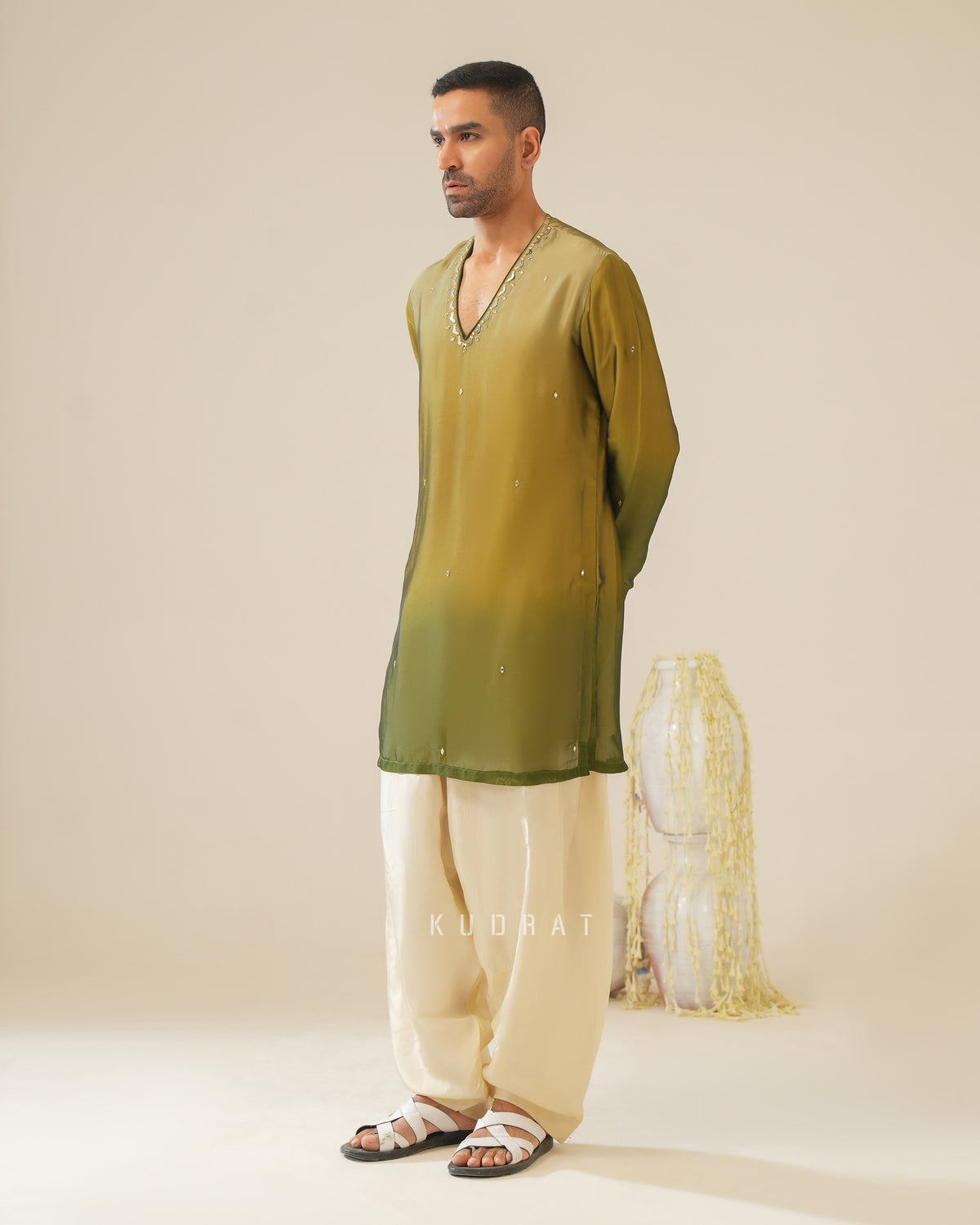 Olive Royale Kurta Set