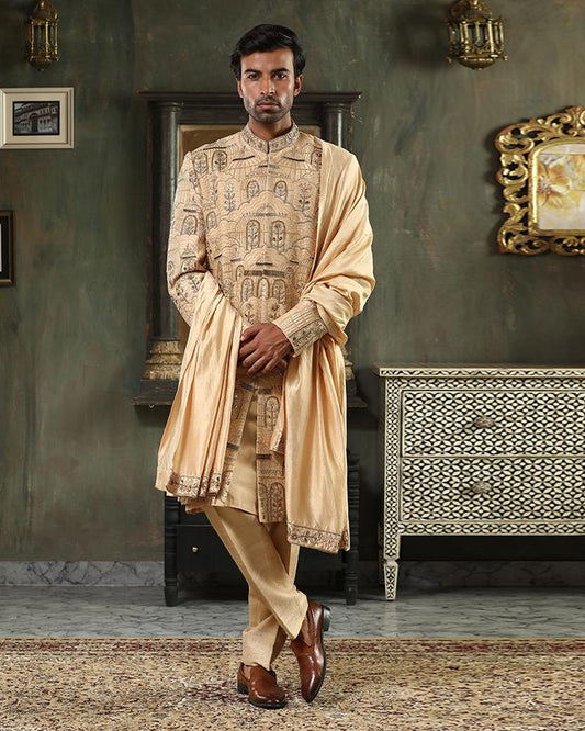 Swaran-Saaj sherwani set