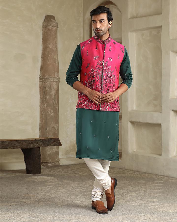 New tribe nehru jacket set