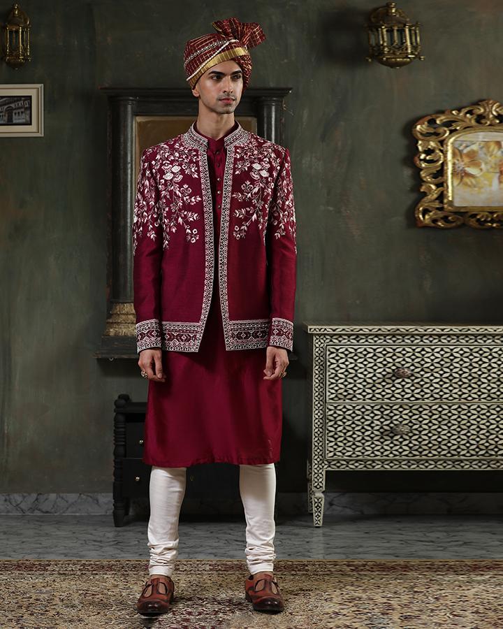 Shaakh anaati open jacket set
