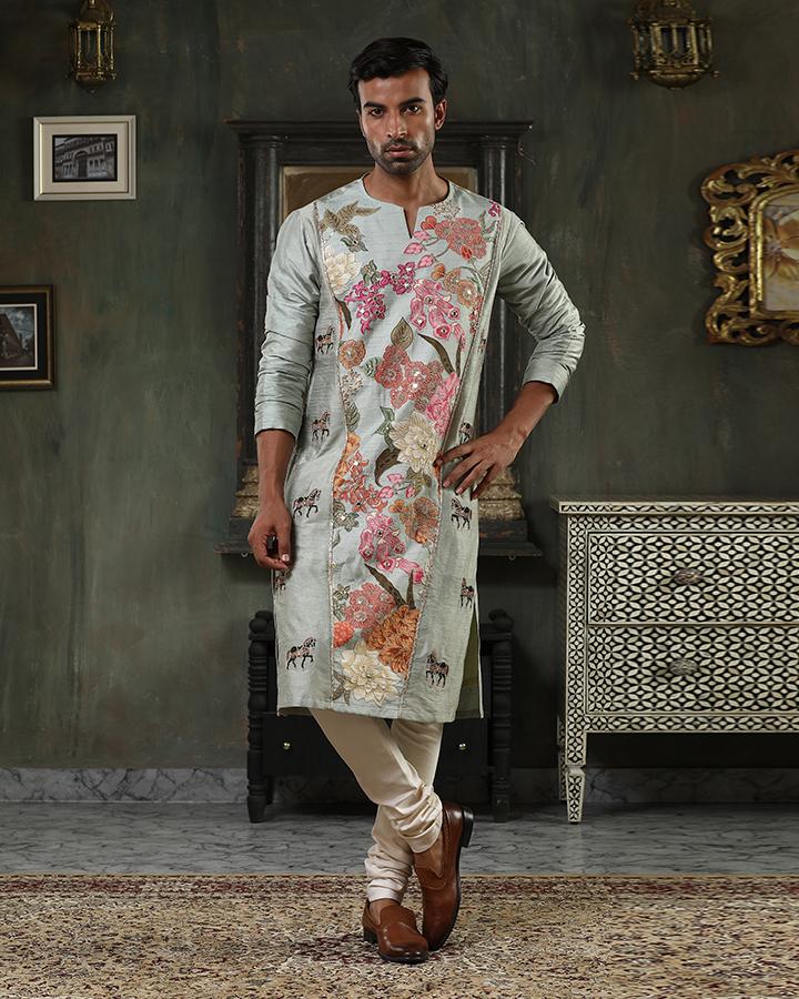 Ashva kali embroidered kurta set