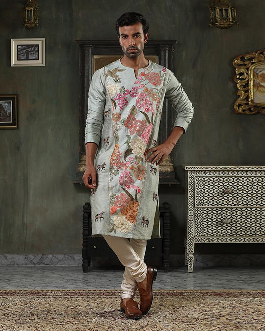 Ashva kali embroidered kurta set