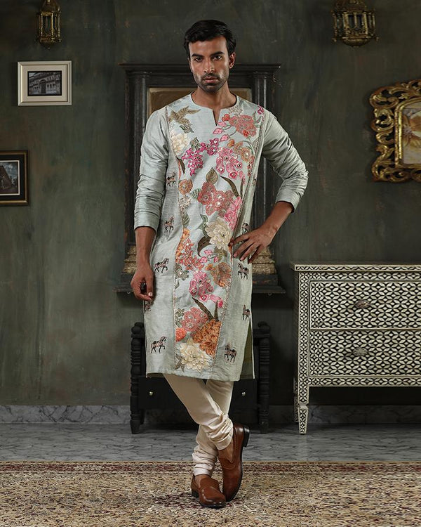 Ashva kali embroidered kurta set