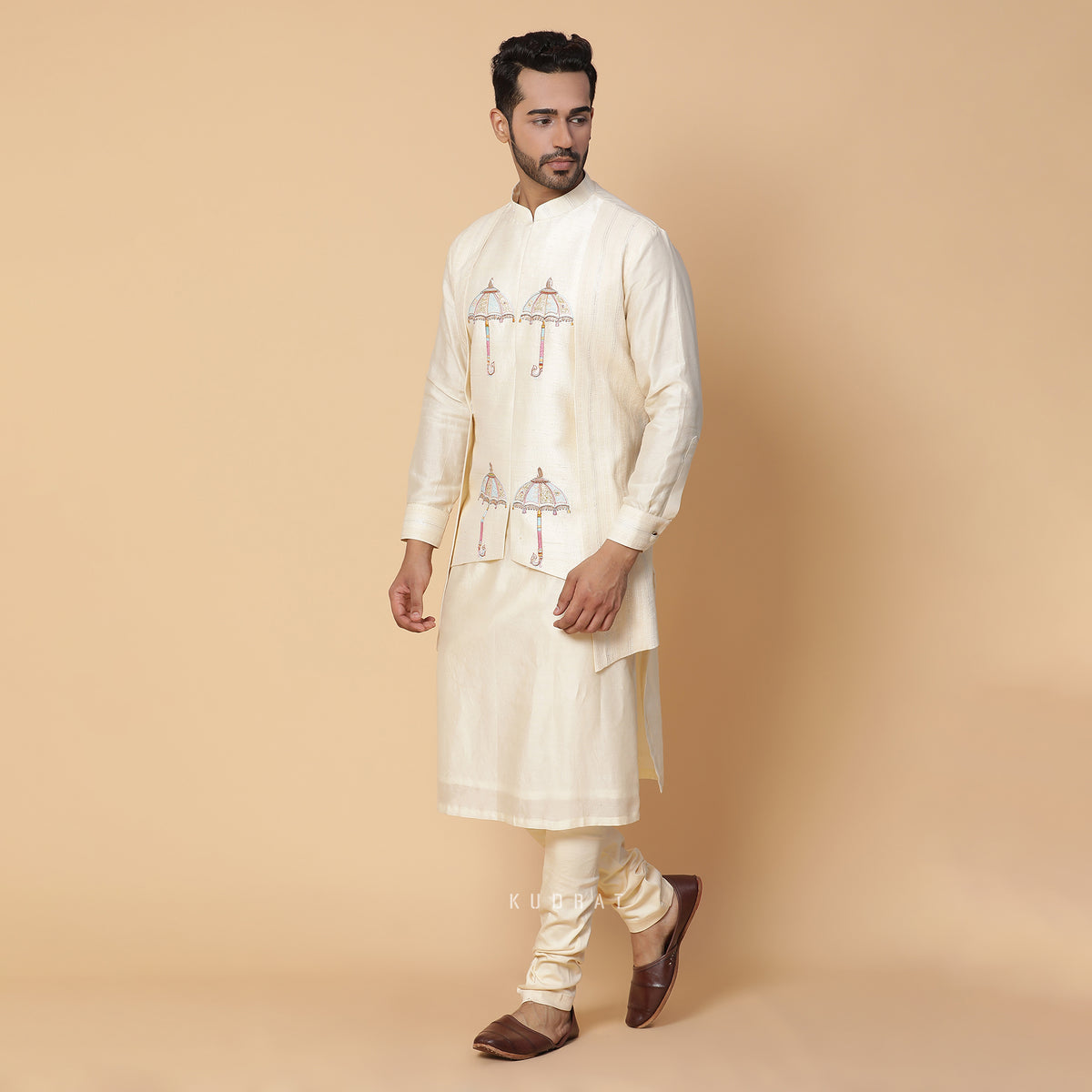 Ivory Umbrella Kurta Set