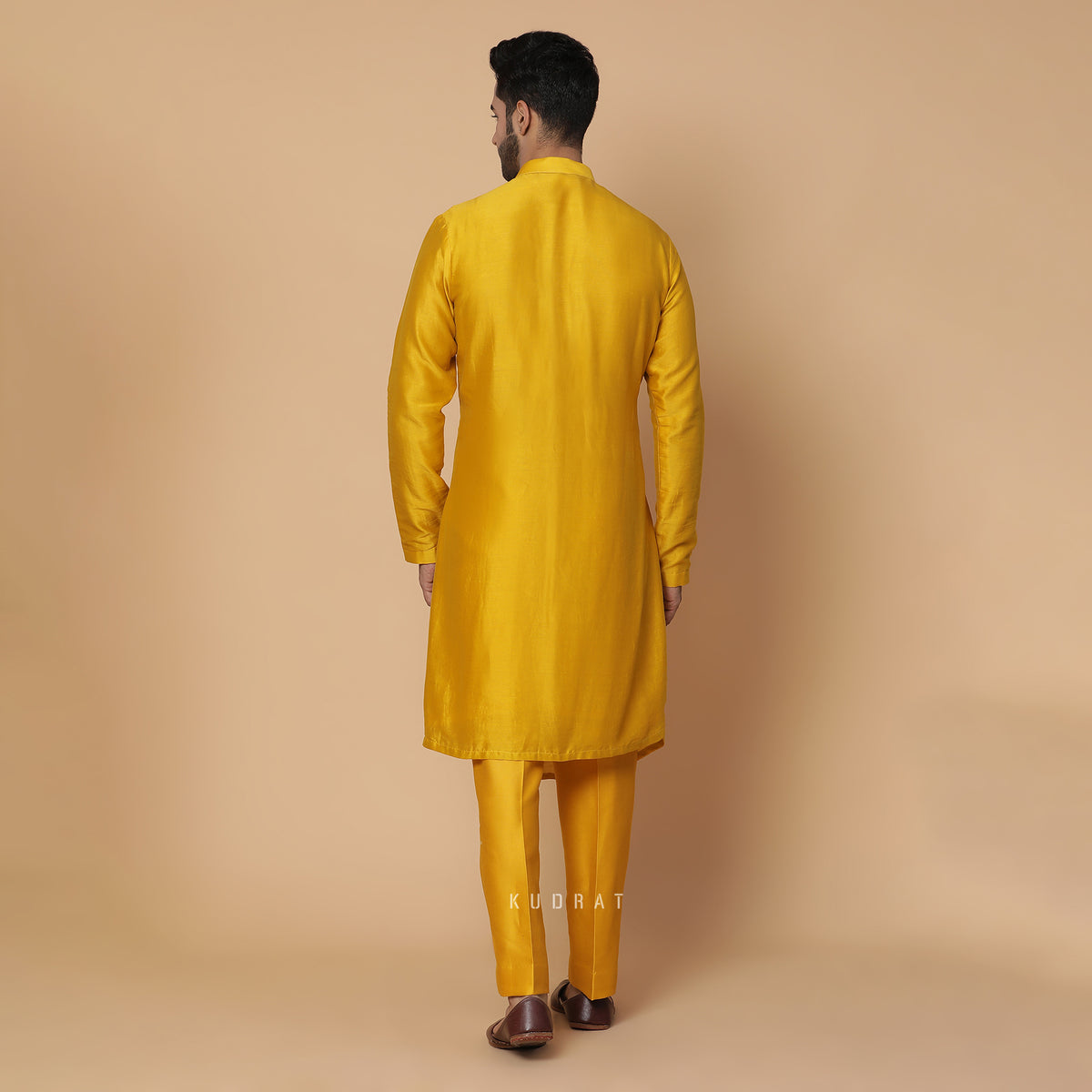 Mustard Teer Kurta Set