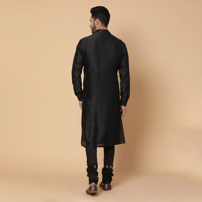 Black Airawat Kurta Set