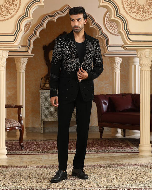Kalpvriksha embroidered suit set